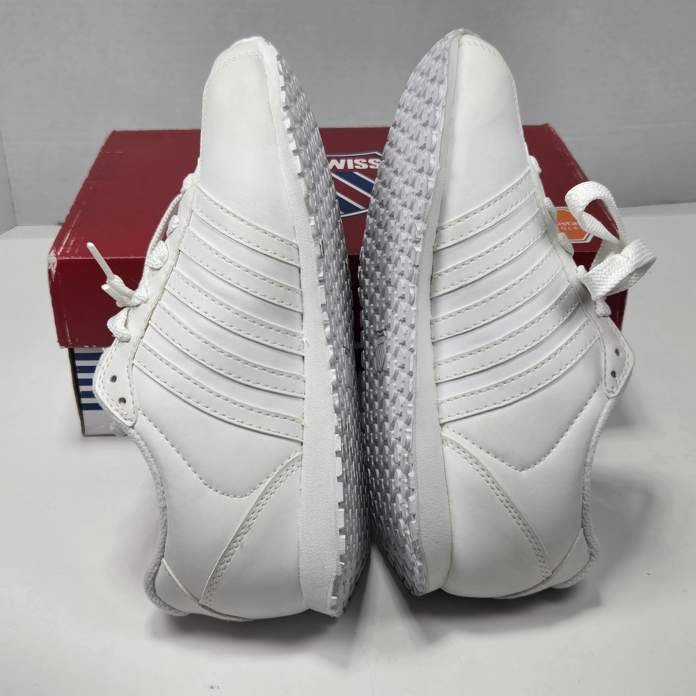 K-Swiss Botwin All-White Classic Sneakers Women's Size 6 1/2 6.5 - Picture 7 of 15